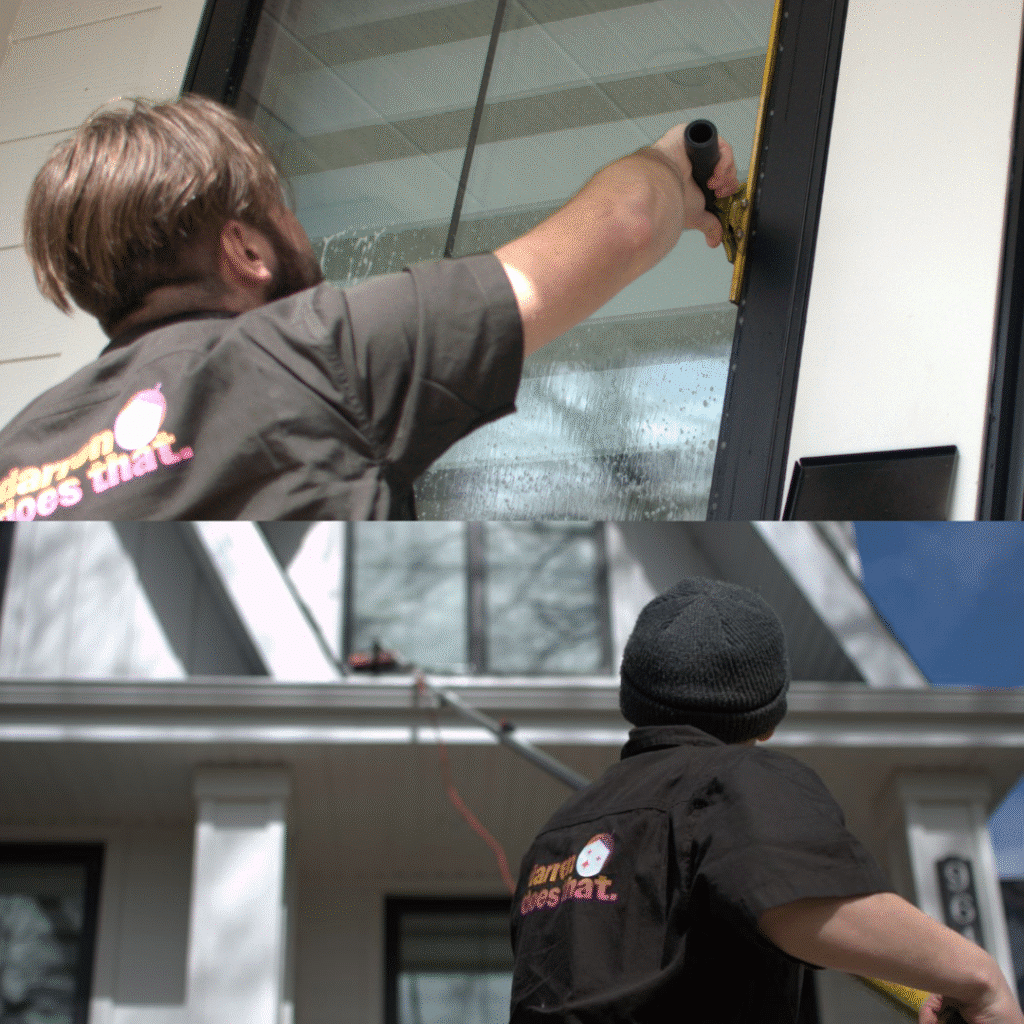 square squeegee versus pure water